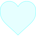 download Pink Heart clipart image with 180 hue color