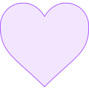 download Pink Heart clipart image with 270 hue color