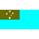 download Flag Of Samoa clipart image with 180 hue color
