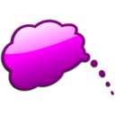 download Speach Bubble clipart image with 180 hue color