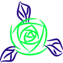 download Rose clipart image with 135 hue color