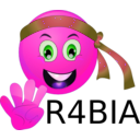 download Smiley R4bia Muslim Brothers Support clipart image with 270 hue color