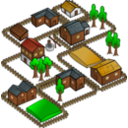 download Rpg Map Symbols Village clipart image with 0 hue color