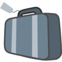 download Bag clipart image with 180 hue color