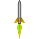 download Rocket clipart image with 45 hue color