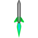 download Rocket clipart image with 135 hue color