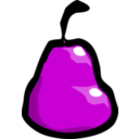 download Pear clipart image with 225 hue color