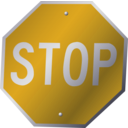 download A Stop Sign clipart image with 45 hue color