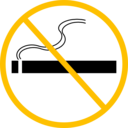 download No Smoking clipart image with 45 hue color