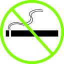 download No Smoking clipart image with 90 hue color