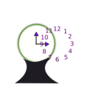 download Relogio clipart image with 270 hue color