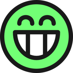 Flat Grin Smiley Emotion Icon Emoticon