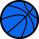 download Basketball clipart image with 180 hue color