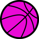 download Basketball clipart image with 270 hue color