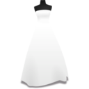 download Wedding Dresses clipart image with 270 hue color