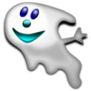 download Halloween Ghost 2 clipart image with 180 hue color