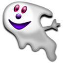 download Halloween Ghost 2 clipart image with 270 hue color