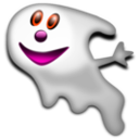 download Halloween Ghost 2 clipart image with 315 hue color