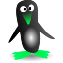download Penguin clipart image with 90 hue color