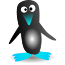 download Penguin clipart image with 135 hue color