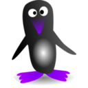 download Penguin clipart image with 225 hue color