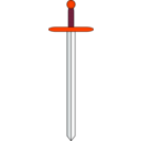 download Sword Proper clipart image with 315 hue color