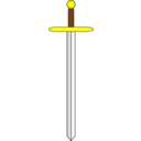 download Sword Proper clipart image with 0 hue color