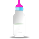 download Baby Milk Bottle clipart image with 270 hue color