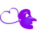 download Loving Mask clipart image with 225 hue color
