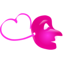 download Loving Mask clipart image with 270 hue color