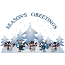 download Seasons Greetings Card Front clipart image with 0 hue color