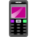 download Mobile Phone clipart image with 135 hue color