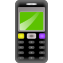 download Mobile Phone clipart image with 270 hue color