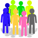 download Population clipart image with 45 hue color