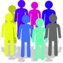 download Population clipart image with 225 hue color