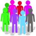 download Population clipart image with 270 hue color