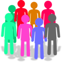 download Population clipart image with 315 hue color