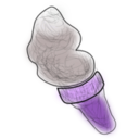 download Ice Cream Cone clipart image with 225 hue color