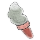 download Ice Cream Cone clipart image with 315 hue color
