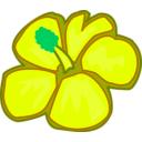 download Pink Flower clipart image with 90 hue color