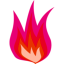 download Fire Icon clipart image with 315 hue color