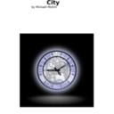 download City Hall Clock clipart image with 180 hue color