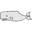 download Whale clipart image with 135 hue color