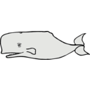 download Whale clipart image with 225 hue color