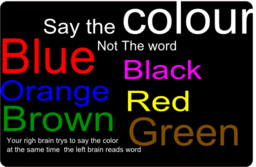 Say The Colour Not The Word