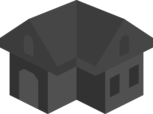 Placeholder Isometric Building Icon Dark
