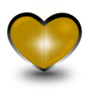 download Heart clipart image with 45 hue color