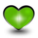 download Heart clipart image with 90 hue color