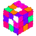 download Rubiks Cube Remix clipart image with 270 hue color