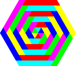 Hexagon Trapezoid Colors